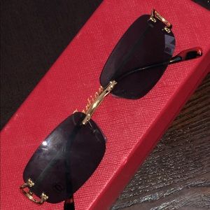 Cartier Blue Tint Sunglasses